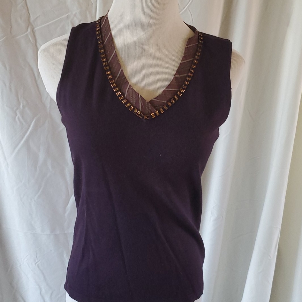 Sleeveless shirt and jacket set